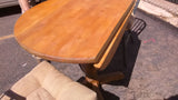 Drop Down Leaf Table Solid Oak