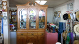 Solid Oak Dining Room Hutch